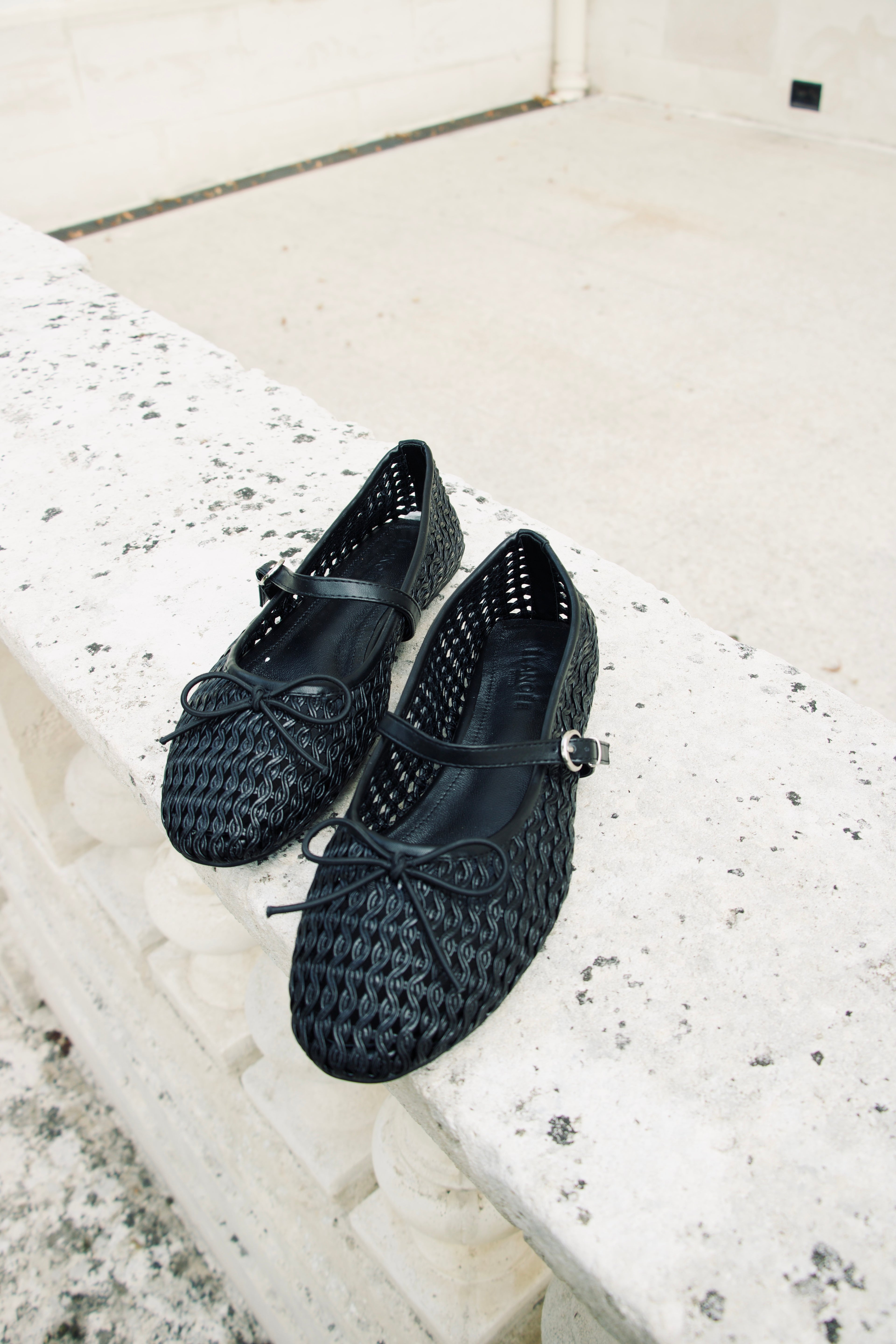 Zuri - Ballerine en cuir tressée