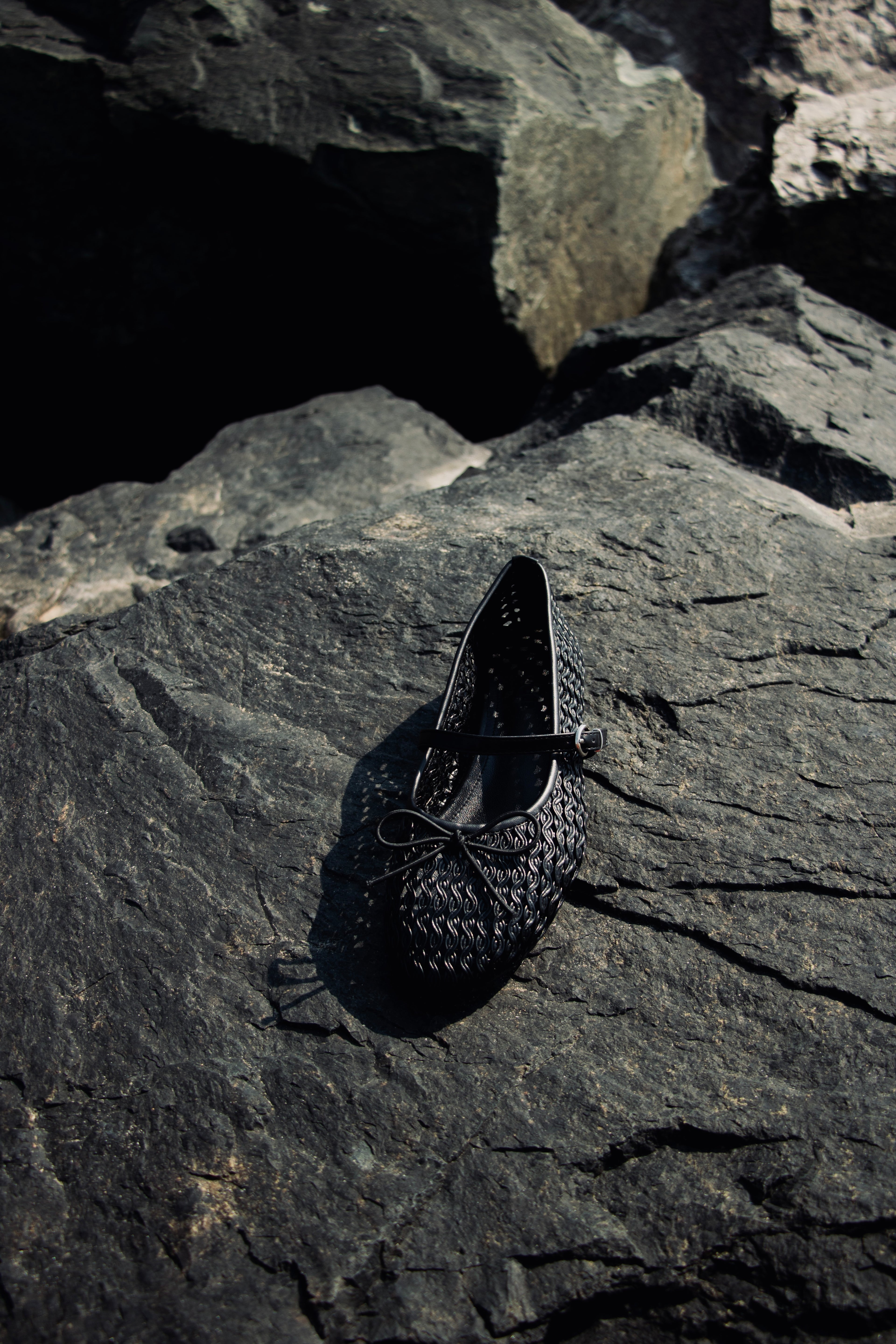 Zuri - Ballerine en cuir tressée